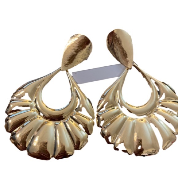 Gold statement Hoops - Picture 5 of 5